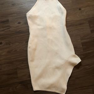 Few Moda New York - White halter/choker mini dress